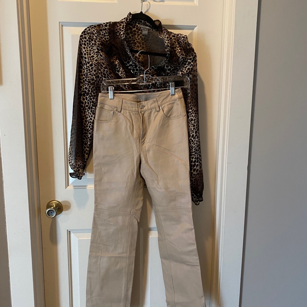 Leather pants  from Victoria Secrets ...
